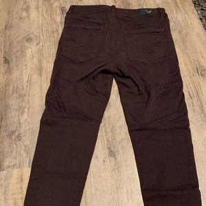 American Eagle Hi-Rise Jegging Garnet Red 8